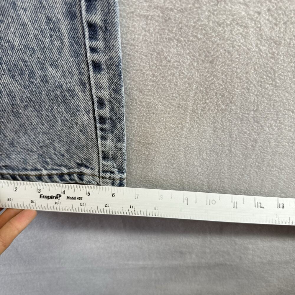 Vintage Levis Jeans Fits 30x33 Blue Acid Wash Orange Tab 40550 550USA Made 80s - Picture 8 of 16